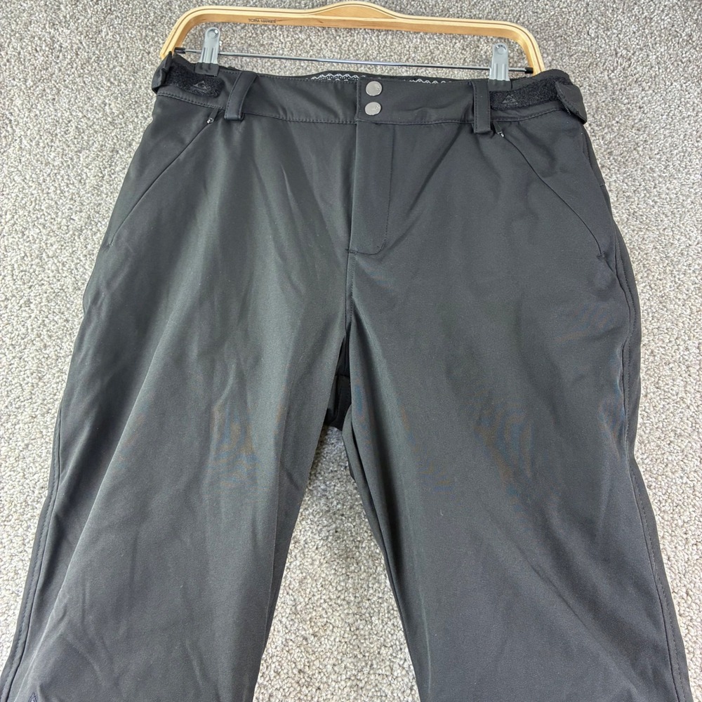 Gerry Snow Pants Womens S Black Softshell Fleece Lined Ski Snowboard Slopes